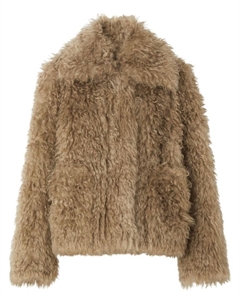 Шуба оверсайз, нейтральный цвет Burberry