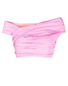 Укороченный топ с открытыми плечами, розовый Dsquared2