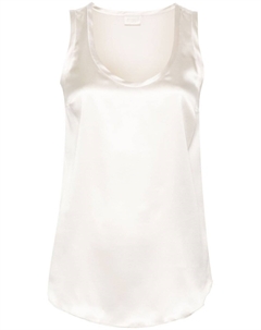 Топ без рукавов, нейтральный цвет Brunello cucinelli