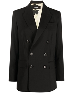 Двубортный блейзер, черный Dsquared2