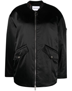 Атласный бомбер Prim, черный Stand studio