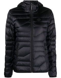 Пуховик W Cliff с капюшоном, черный J.lindeberg