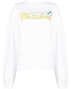 Худи с логотипом, белый We11done