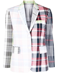 Клетчатый блейзер, розовый Thom browne