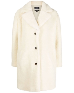 Фактурное пальто Nicolette, нейтральный цвет A.p.c.