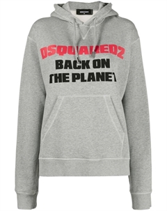 Худи с надписью, серый Dsquared2