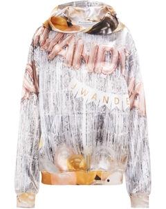 Худи с логотипом, желтый Jw anderson