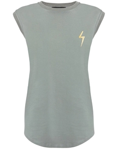 Топ Ursella с вышивкой Thunderbolt, зеленый Giuseppe zanotti