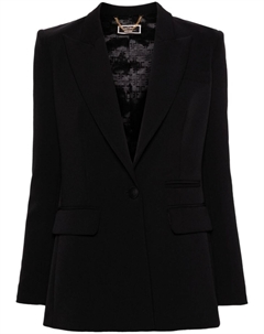 Однобортный пиджак, черный Elisabetta franchi