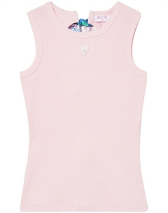 Топ без рукавов с отделкой Iride, розовый Pucci