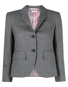 Однобортный блейзер с заостренными лацканами, серый Thom browne
