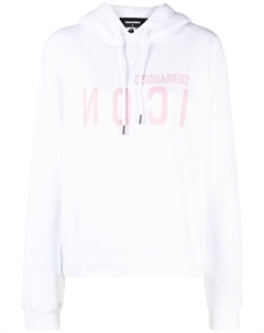 Худи Icon с логотипом, белый Dsquared2