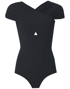 Блузка-боди с открытой спиной, черный Amir slama