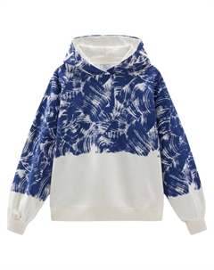 Худи с принтом, синий Woolrich