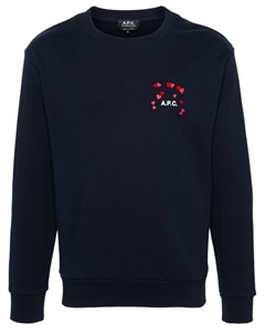 Толстовка с логотипом, синий A.p.c.