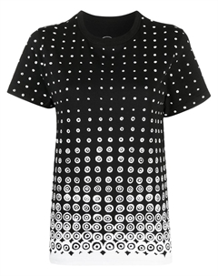 Футболка в горох, черный Corso como