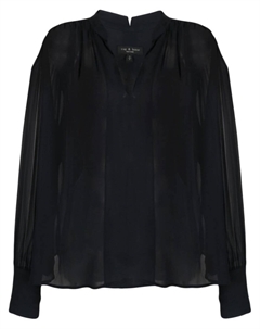 Легкая блузка оверсайз, синий Rag & bone