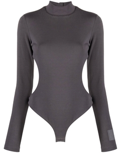 Боди с длинными рукавами и вырезом, серый Marc jacobs