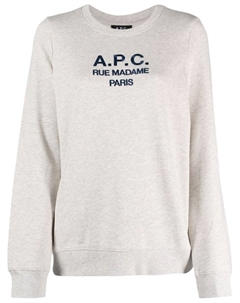 Толстовка с логотипом, нейтральный цвет A.p.c.