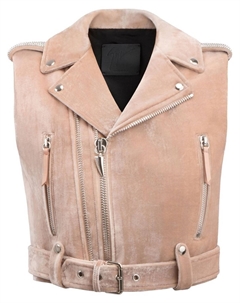 Бархатный жилет Amelia Crystal, розовый Giuseppe zanotti