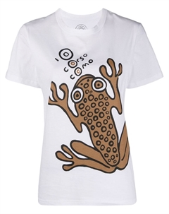 Футболка с графичным принтом, белый Corso como
