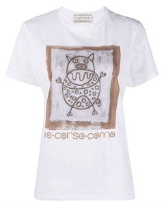 Футболка с графичным принтом, белый Corso como