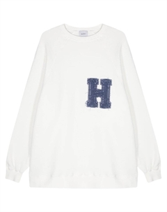 Длинная толстовка с логотипом, белый Halfboy