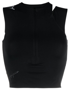 Укороченный топ с логотипом, черный Y-3