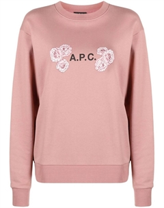 Толстовка с логотипом, розовый A.p.c.