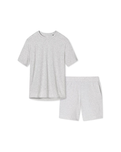 Пижамы из органического хлопка, серый Schiesser