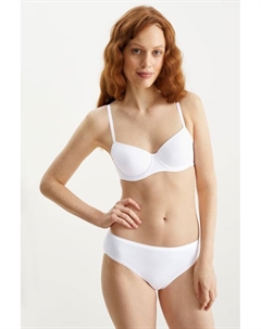Бюстгальтер на косточках с полуплотными чашечками, белый C&a