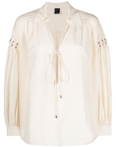 Поплиновая туника, нейтральный цвет Pinko