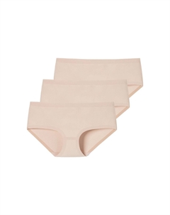 Набор трусиков из 3 невидимых хлопковых трусиков, песочный Schiesser