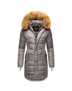 Стеганое пальто с папайей, цвет Zinc Grey Navahoo