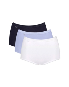 Трусики Basic+, 3 шт., однотонные, женские, цвет Multiple Colour Sloggi