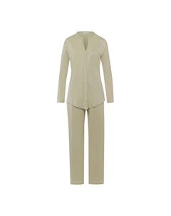 Пижама с длинными рукавами Cotton Deluxe, цвет Moss Green Damen Hanro