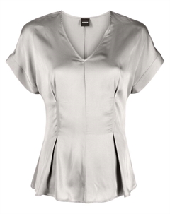 Расклешенная блузка, серый Aspesi