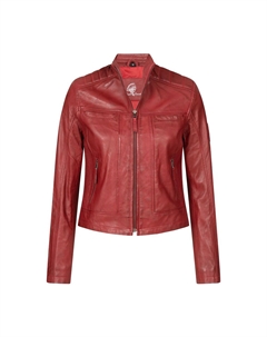 Кожаный пиджак, красный Rock creek