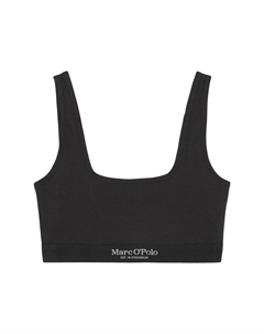 Легендарное бюстье в рубчик с логотипом, для женщин, черный Marc o'polo