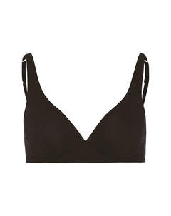 Женский бюстгальтер без косточек с треугольными чашками Cotton Sensation, черный Hanro
