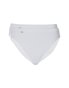 Трусики Basic на талии, 2 шт., женские, белый Sloggi