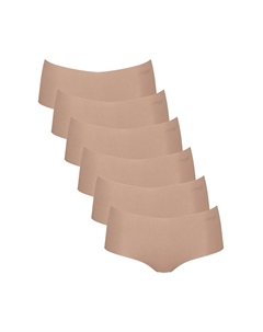 Набор коротких трусов из 6 шт. ZERO Modal 2.0, цвет Cameo Braun Sloggi