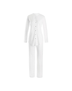 Пижама с длинными рукавами Cotton Deluxe, цвет White Damen Hanro
