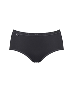 Трусики миди Basic+, 2 шт., очень мягкие, женские, черный Sloggi