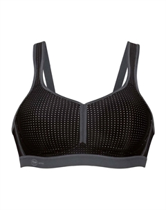 Спортивный бюстгальтер Performance с формованными чашками и дышащей тканью для женщин, цвет Schwarz Anthr Anita