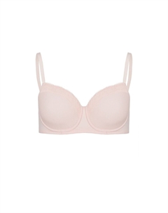 Бюстгальтер из хлопкового кружева с чашками, цвет Powder Hanro