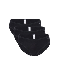 Мини-трусики, набор из 3 шт., ощущение мягкости, черный Speidel