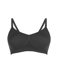 Бесшовный бюстгальтер для кормления из микрофибры для женщин, черный Anita