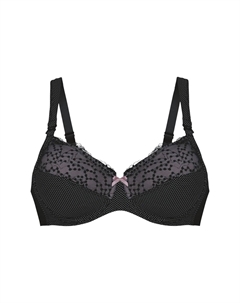 Бюстгальтер для кормления Miss Orely для женщин с удобными бретелями и кружевными деталями, черный Anita