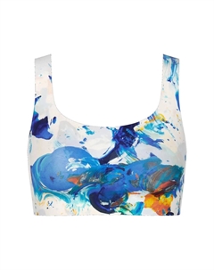 Бесшовное бюстье Zero Feel 2.0 с широкими бретелями для женщин, цвет Blue Light Combi Sloggi